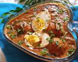 A picture of step 11 of Egg Masala Curry.