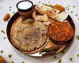 A picture of step 5 of Raw turmeric sabji.
