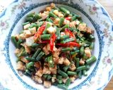 Foto langkah ke 4 dari resep Tumis Tempe Kacang panjang.