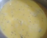 A picture of step 1 of Falooda kulfi popsicles.