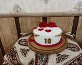 عکس مرحله 9 از دستور کیک سالگرد ازدواج و خمیر ژلارد