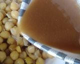 A picture of step 3 of White chana chaat.