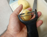 Foto del paso 3 de la receta: Crema de calabaza con chips de alcachofa