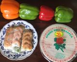 A picture of step 3 of California Farm Fresh Shrimp Spring Roll.