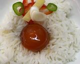 A picture of step 4 of Cured egg yolk.