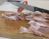 Foto del paso 5 de la receta Menú Completo: Pasta al Queso Azul en Microondas, Secreto Ibérico al Limón y Peras plancha en miel