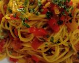 Foto del paso 3 de la receta: CAPELLINI🍝Al Hogao Colombiano, con Curry y Cilantro...!😋