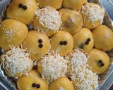 Foto langkah ke 6 dari resep Roti Sobek Kabocha.
