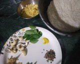 A picture of step 1 of Kodo millet pongal.
