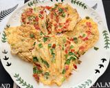 Gambar langkah 5 resipi 👩‍🍳Enoki Omelet Patties.