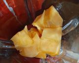 Foto del paso 1 de la receta: Jugo de papaya y maracuyá