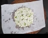 A picture of step 3 of Sabudana Batata Thalipeeth for Vrat.