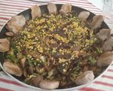 Foto del paso 10 de la receta: Paella de robellones, espinacas y solomillo