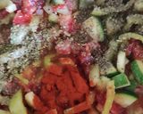 Mediterrán csirkés lecsó recept fázis 3 fotója