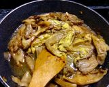 A picture of step 3 of Oyster Mushrooms with Mustard Sauce.