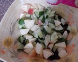 A picture of step 5 of Apple Chana Chaat.