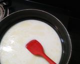 A picture of step 2 of Kesar Milk Peda.
