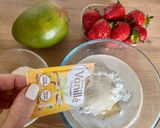 Une image de l'étape 2 de Trifle fraises, mangue, coco.