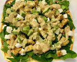 Foto del paso 5 de la receta: Wrap de pollo al curry aguacate, mozzarella y piña
