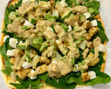 Foto del paso 5 de la receta: Wrap de pollo al curry aguacate, mozzarella y piña