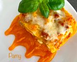 A picture of step 6 of Creamy Butternut Squash and Sausage Lasagna.