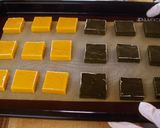 A picture of step 10 of Crunchy Square Butter Cookies with Vegetable Powder.