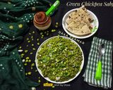 A picture of step 12 of Green Chickpea Curry / Cholia (Hariyali Chana Masala).
