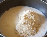 A picture of step 1 of Kaju Katli (Cashew Fudge).