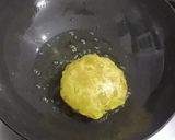 A picture of step 6 of Masala Poori from left over sooji upama.
