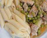 Zöldborsós tokány recept fázis 6 fotója