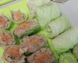 Foto langkah ke 2 dari resep Siomay ayam putih telur untuk diet no minyak no tepung.