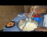 A picture of step 2 of Sponge cake with only 4 ingredient.
