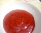 A picture of step 5 of Yummy apple 🍎 salad dip in ketchup.