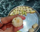 A picture of step 1 of Masala arbi.