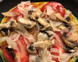 Foto del paso 4 de la receta: Pizza con base de brócoli y avena en sartén
