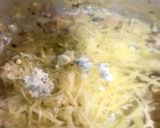 Foto del paso 5 de la receta: Pasta con salsa de tres quesos, champiñones y tocineta