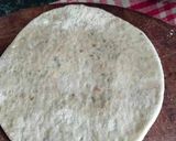 A picture of step 2 of Moong dal puri.