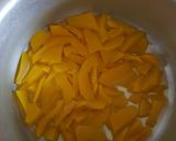 A picture of step 1 of Pumpkin Chapati served with Indian vegetables.