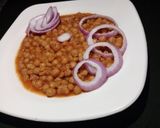 A picture of step 7 of Chana Gravy.