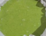 Foto langkah ke 3 dari resep Brownies Matcha Almond.