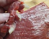 A picture of step 1 of Bulgogi Beef.