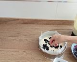 Foto del paso 4 de la receta: Tarta de queso con arándanos