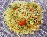 A picture of step 5 of Omlette NoodleCHOWLETTE.