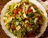 A picture of step 2 of Fattoush.