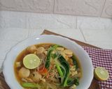 Foto langkah ke 5 dari resep Bihun Kuah Telur.
