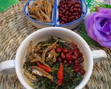 Foto langkah ke 5 dari resep Kalumpe (Karuang) Daun Singkong khas KalTeng.