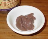 A picture of step 1 of Steamed Pork Meat with Salted Shrimp Sauce.