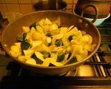 A picture of step 4 of Colorful masoor dhal multi veg koottu.