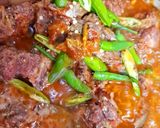 A picture of step 8 of Mutton pulao biryani.