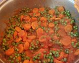 A picture of step 12 of Meatballs with Peas and Carrots in a Pressure Cooker.